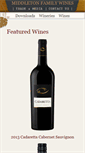 Mobile Screenshot of middletonfamilywines.com